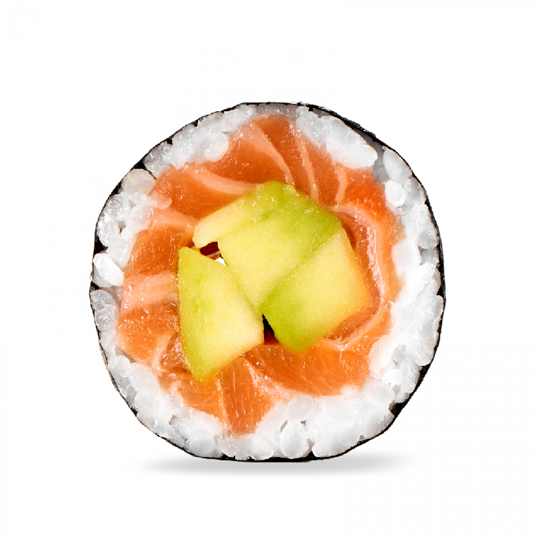 Рол з лососем і авокадо