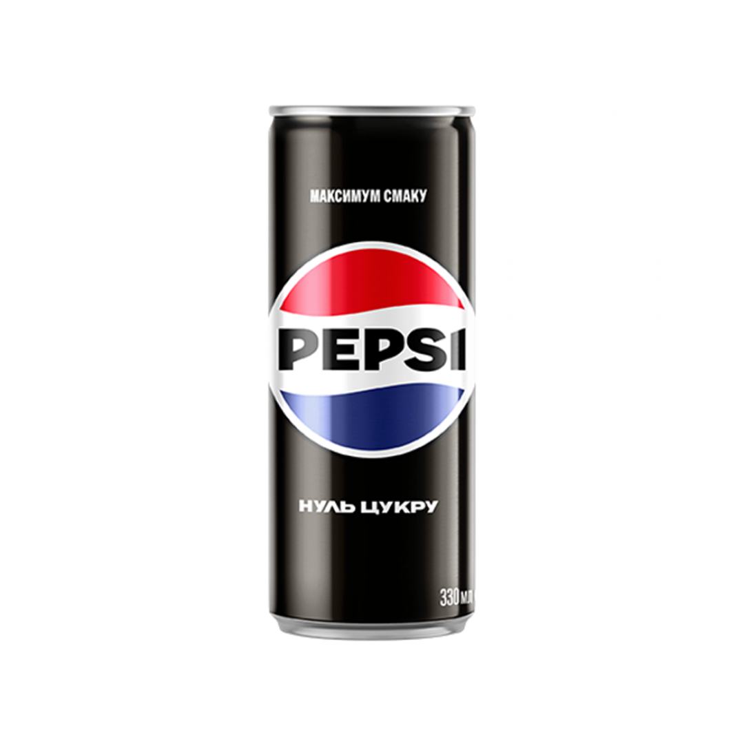 Pepsi Нуль цукру 0,33 з/б