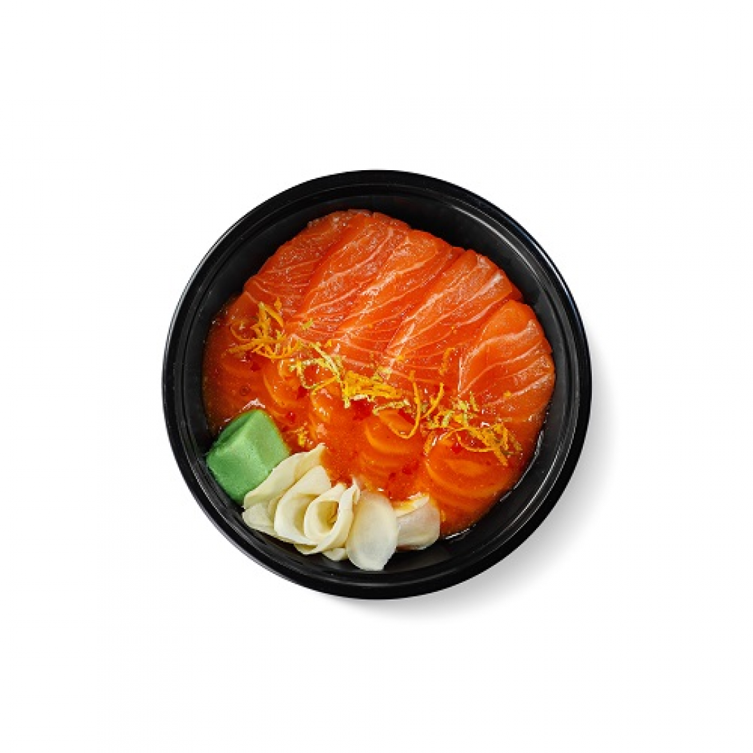 Salmon сашимі в соусі світ-чилі манго