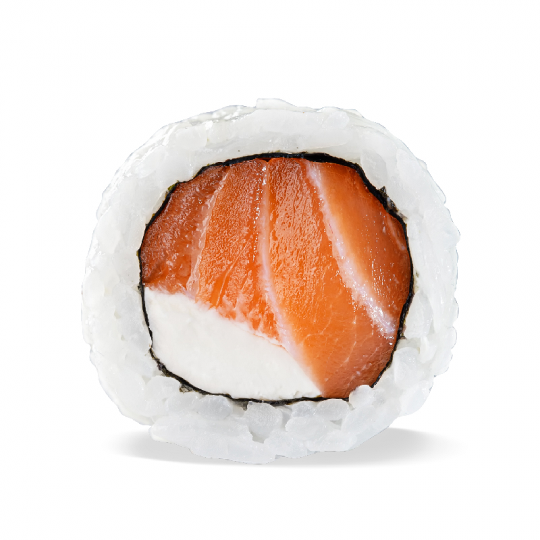 Рол урамакі з лососем та крем-сиром